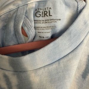 Athleta long sleeve tye-dye top Size M